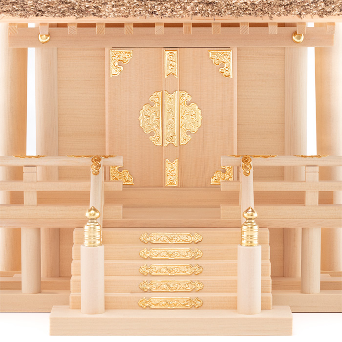 神棚 茅葺一社宮 国民神殿（小）〈K-3〉