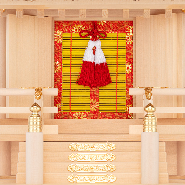 神棚 茅葺一社宮 B型 国民神殿 小 低〈K-3'〉