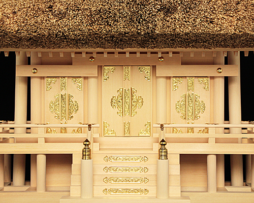 神棚 茅葺三社宮〈K-5〉