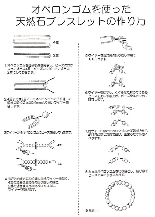 オペロンゴムの結び方