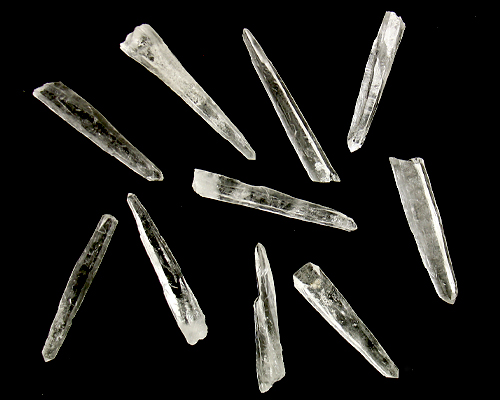 レーザー水晶ポイント（シンギングクリスタル） （ジアマンチーナ産） アソート