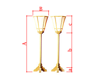 燈台寸法図
